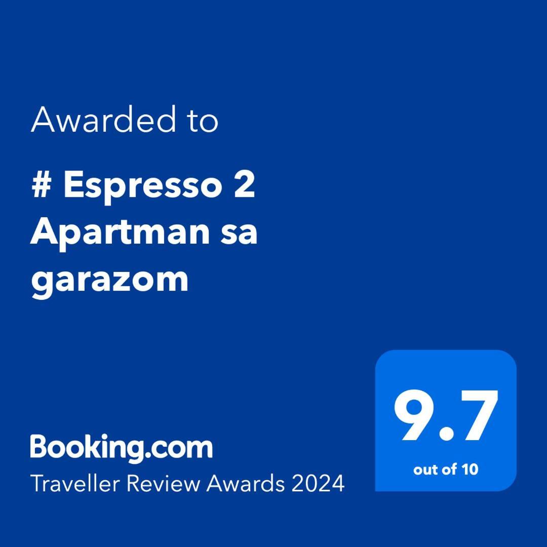 # Espresso 2 Apartman Sa Garazom Sremska Mitrovica Bagian luar foto